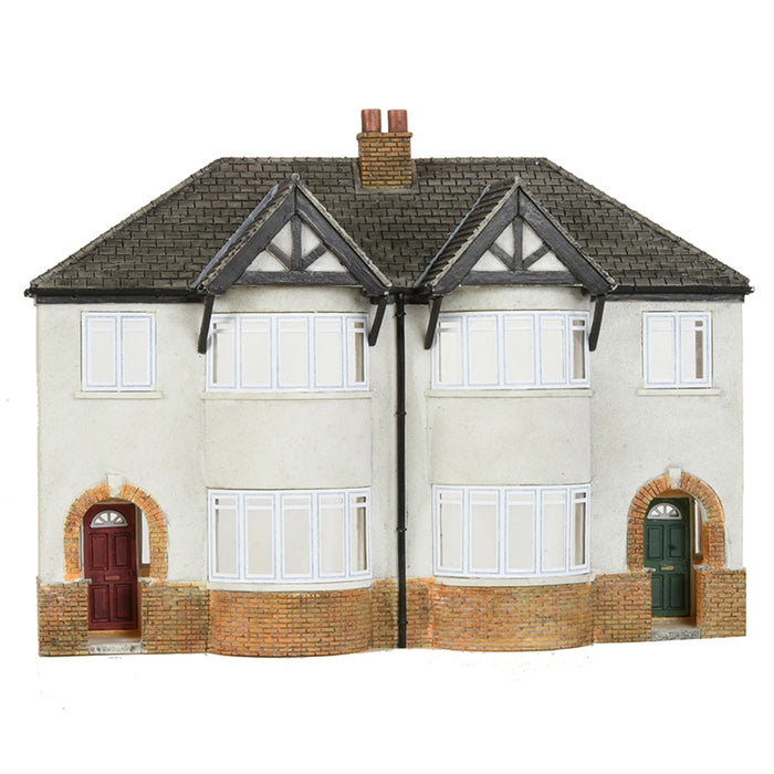 Bachmann Scenecraft 44-0206 Low Relief 1930's Semi Detached Houses - OO Scale