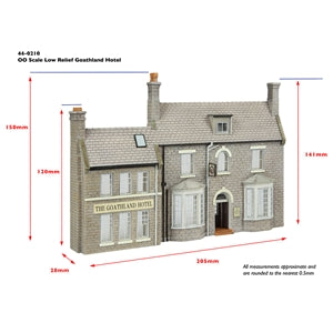 Bachmann Scenecraft 44-0210 Low Relief Goathland Hotel - OO Scale