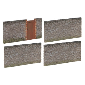 Bachmann Scenecraft 44-288 Urban Stone Walling (Pre-Built) - OO Scale