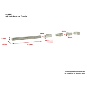 Bachmann 44-0527 Lineside Trough Junctions, OO Scale