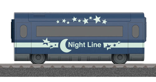 Marklin 44115 My World Night Line Sleeper Coach - HO Scale