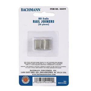 Bachmann 44499 Rail Joiners (36 per pack) - HO Scale