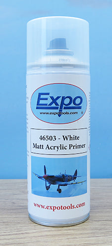 Expo 46503 - White Matt Acrylic Primer (400ml Aerosol) ** DUE TO UK POSTAL RESTRICTIONS THIS PRODUCT IS NOT AVAILABLE BY MAIL ORDER **