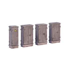 Bachmann 47-560 Pack of 4 Lineside Cabinets - O Gauge