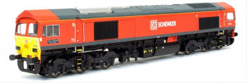 Dapol 4D-005-002DSM Class 59/2 Diesel Locomotive Number 59206 named "John F Yeoman" in DB Schenker Livery DCC FITTED WITH SMOKE- OO Gauge