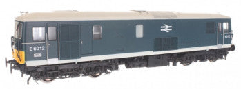 Dapol 4D-006-015D Class 73 JB Electro-Diesel Locomoive Type JB Number E6012 in Electric Blue with Small Yellow Warning Panel ** DCC FITTED **- OO Gauge