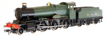 Dapol 4S-001-003 GWR 78XX Manor Class 4-6-0 Steam Locomotive Number 7807 named "Compton Manor" in GW Green livery with GW Legend  and Crest on Tender - OO Gauge