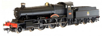 Dapol 4S-001-005 GWR 78XX Manor Class 4-6-0 Steam Locomotive Number 7819 named "Hinton Manor" in BR Black Livery with Early Crest - OO Gauge