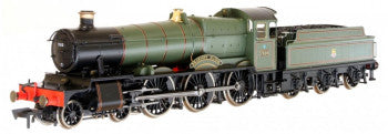 Dapol 4S-001-006 GWR 78XX Manor Class 4-6-0 Steam Locomotive Number 7810 named "Draycott Manor" in BR Lined Green livery with Early Crest - OO Gauge