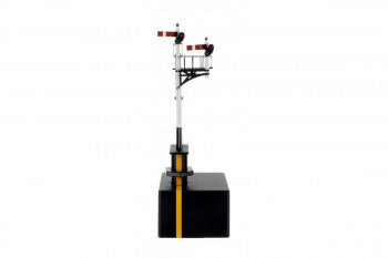 Dapol 4L-001-005 GWR Junction Signal -  Right Hand with Two Arms (the shorter post is on the right) - OO Scale