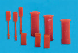 Modelscene 5191 Post Boxes x 9 ( Unpainted in pre-coloured red plastic) - N Scale