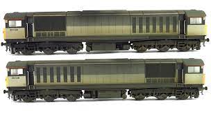 Heljan 5826 Class 58 Diesel Locomotive No.58028 in unbranded 2 tone triple grey - OO Gauge
