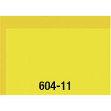 Maquett 604-11 Foil Sheet - Clear Yellow - Thickness 0.1mm (Size 194mm x 320mm)