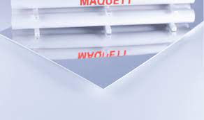 Maquett 608-01 Mirror Silver Styrene Sheet 1.0mm thickness sheet (194mm x 320mm)