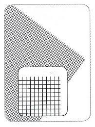 Maquett 611-01 PVC Grid Sheet - Straight - Thickness 0.32mm (185mm x 290mm)