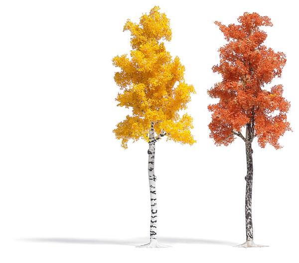 Busch 6794 Sycamore Tree and Birch (165mm high) - OO / HO Scale