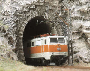 Busch 7026 Two Tunnel Portals, OO, HO scale