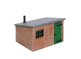 Peco LK-705 Brick Lineside Hut - O Scale