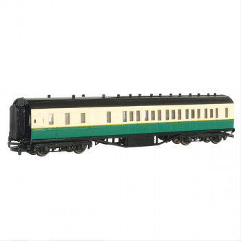 Bachmann 76035BE Gordons Express Brake Coach (Part of the Thomas and Friends Range) - For use on OO Gauge Track