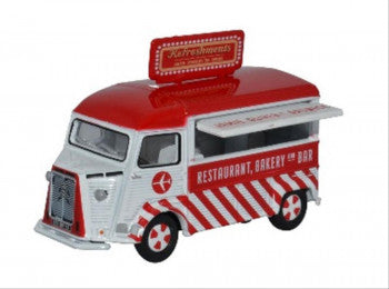 Oxford Diecast 76CIT002 Citroen H Type Catering Van -  "Jamie Oliver at Gatwick" - 1:76 Scale (OO)