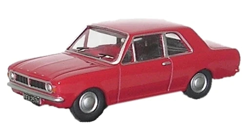 Oxford Diecast 76COR2003 Ford Cortina MK2 Red - 1:76 (OO) Scale
