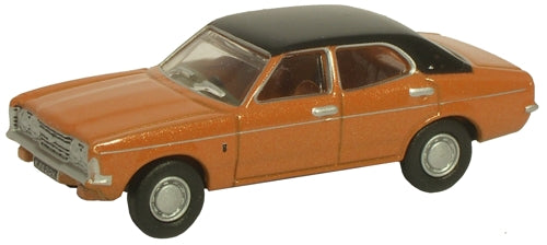 Oxford Diecast 76COR3001 Ford Cortina MkIII GXL Gold - 1:76 (OO) Scale