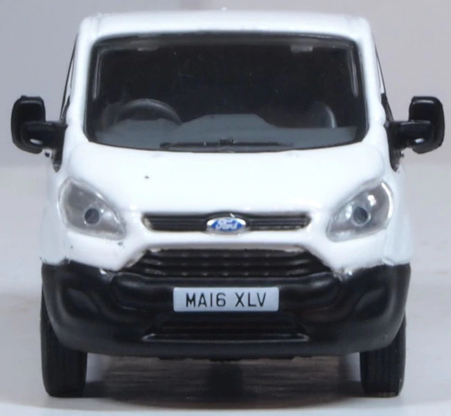 Oxford Diecast 76CUS002 Ford Transit Custom White 1 76 OO Scale Model Railway Solutions