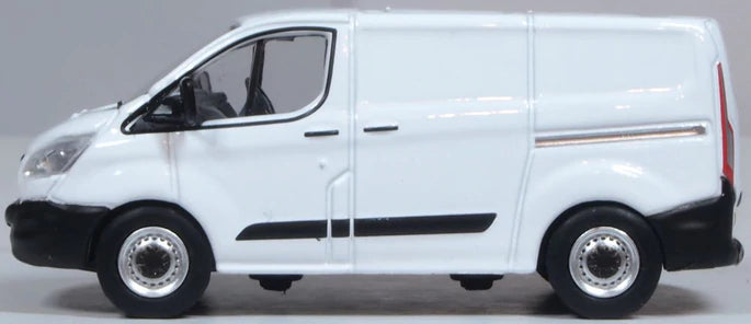 Oxford Diecast 76CUS002 Ford Transit Custom White - 1:76 (OO) Scale