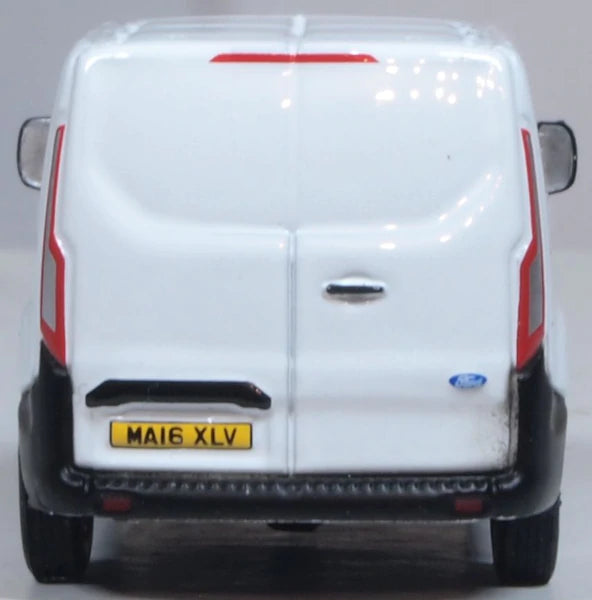Oxford Diecast 76CUS002 Ford Transit Custom White - 1:76 (OO) Scale