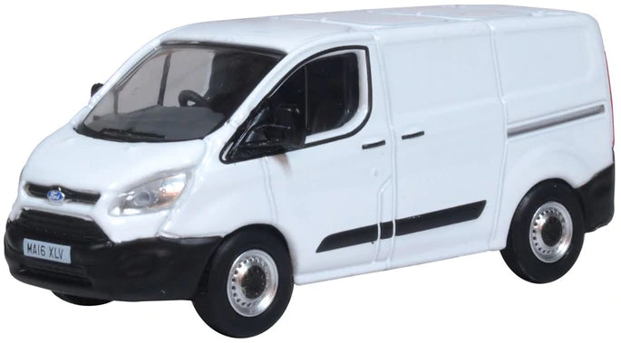 Oxford Diecast 76CUS002 Ford Transit Custom White - 1:76 (OO) Scale