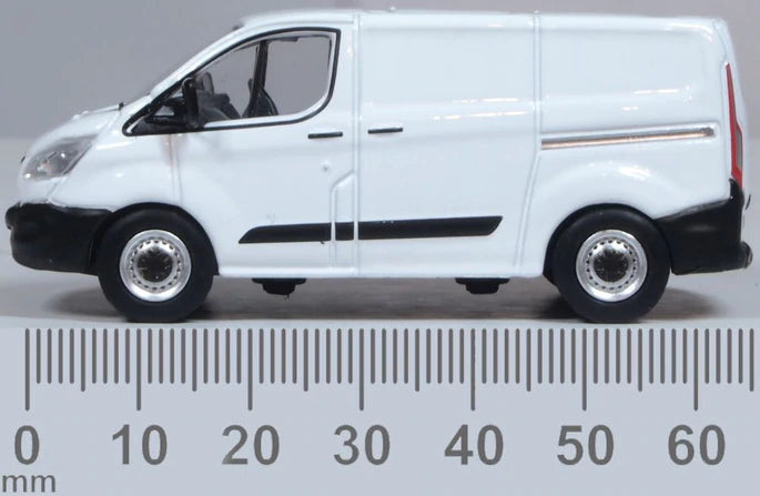 Oxford Diecast 76CUS002 Ford Transit Custom White - 1:76 (OO) Scale