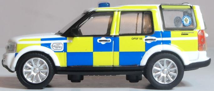 Oxford Diecast 76DIS006 Land Rover Discovery 4 West Midlands Police - OO Scale