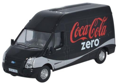 Oxford Diecast 76FT017CC Ford Transit MkV LWB High Roof Coke Zero - OO (1:76) Scale