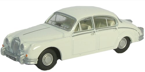 Oxford Diecast 76JAG2002 Jaguar MkII Old English White - OO Scale