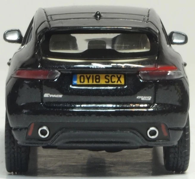 Oxford Diecast 76JEP003 Jaguar E Pace Santorini Black 1:76 Scale