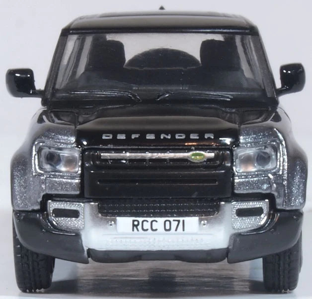 Oxford Diecast 76ND110X002 New LandRover Defender 110X Eiger Grey, 1:76 Scale, OO Scale