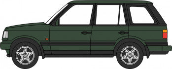 Oxford Diecast 76P38003 Range Rover P38 Epsom Green - OO Scale
