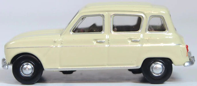 Oxford Diecast 76RN001 Renault 4 Beige, 1:76 Scale