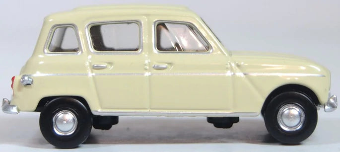 Oxford Diecast 76RN001 Renault 4 Beige, 1:76 Scale