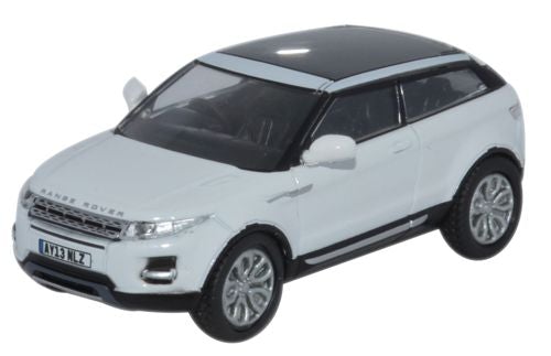 Oxford Diecast 76RR001 Range Rover Evoque in Fuji White - 1.76 (OO) Scale **Limited Availability**