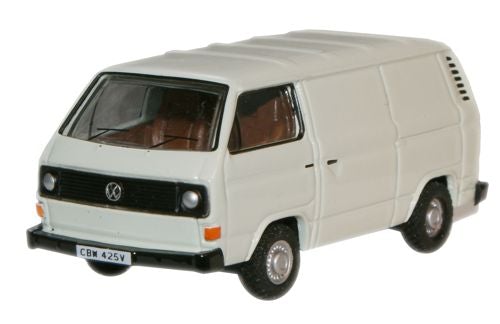 Oxford Diecast 76T25001 VW T25 Van in Pastel White 1:76 (OO) Scale