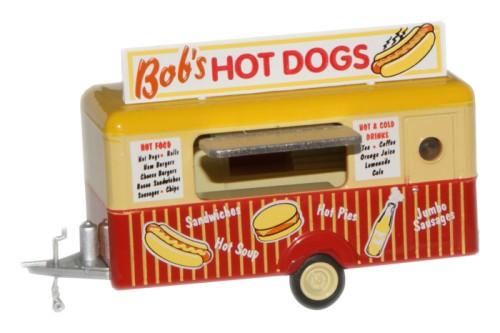 Oxford Diecast 76TR001 Bobs Hotdogs Mobile Trailer,- 1:76 (OO)  Scale