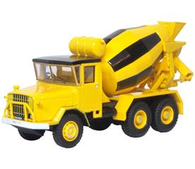 Oxford Diecst 76ACM002 AEC 690 Concrete Mixer Yellow/Black, 1:76 Scale