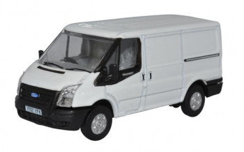 Oxford Diecast 76FT036 Ford Transit Mk5 SWB low Roof, Frozen White, 1:76 Scale