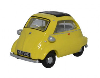 Oxford Diecast 76IS004 BMW Isetta Yellow - 1:76 Scale