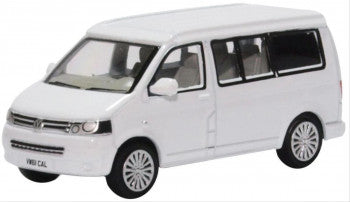 Oxford Diecast 76T5C002 VW T5 California Camper Candy White - 1.76 (OO) Scale