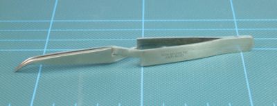 Expo 79056 Stainless Steel  X-Lock 4.5 inch Curved Tweezer (No 56)