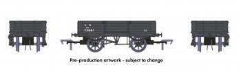 Rapido Trains 925006 GWR 4 Plank Wagon Nr 73691 GWR Grey (Small Lettering) - OO Gauge