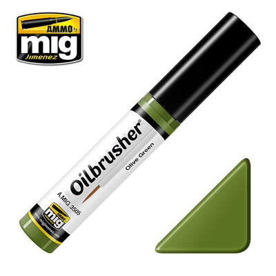Ammo Mig 3505 Olive Green Oilbrusher 10ml