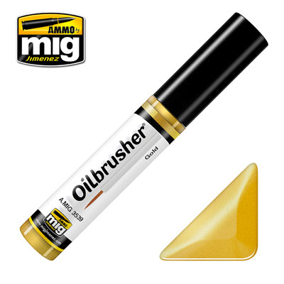 Ammo Mig 3539 Gold Oilbrusher 10ml